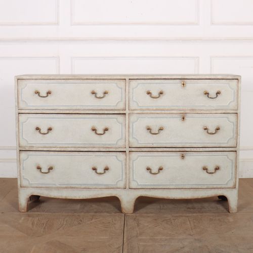 ENGLISH PAINTED CHEST OF DRAWERS