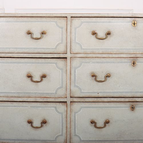 ENGLISH PAINTED CHEST OF DRAWERS - ADDITIONAL PHOTO 3