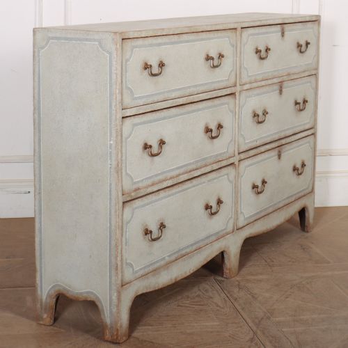 ENGLISH PAINTED CHEST OF DRAWERS - ADDITIONAL PHOTO 8