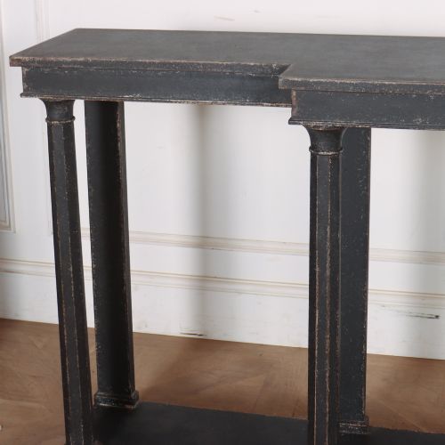 ENGLISH PAINTED BEECH CONSOLE TABLE - ADDITIONAL PHOTO 2