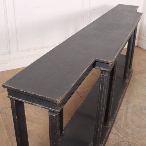 ENGLISH PAINTED BEECH CONSOLE TABLE - ADDITIONAL PHOTO 8