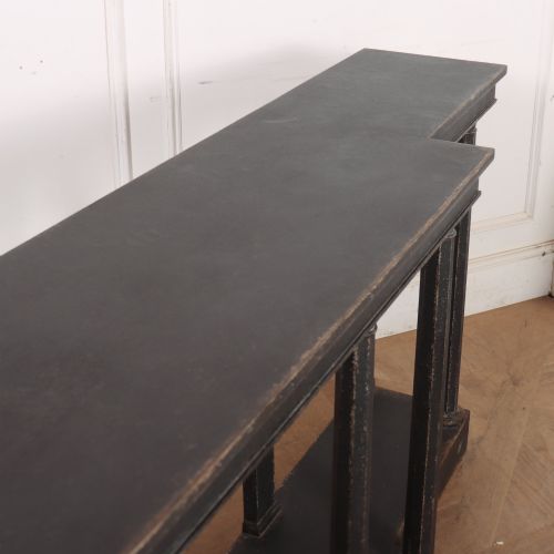 ENGLISH PAINTED BEECH CONSOLE TABLE - ADDITIONAL PHOTO 9