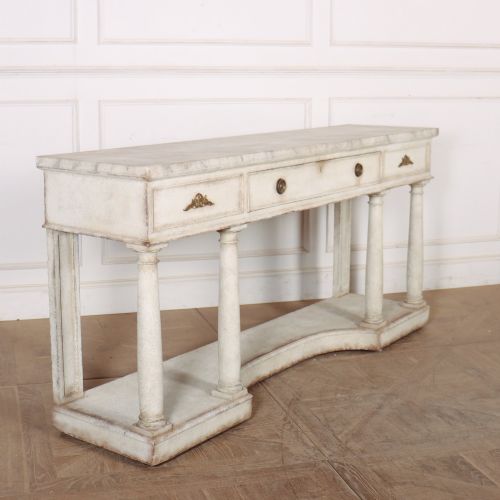 ENGLISH PAINTED CONSOLE TABLE - ADDITIONAL PHOTO 7