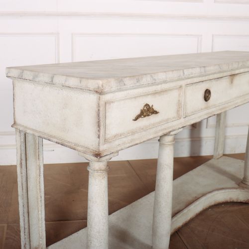 ENGLISH PAINTED CONSOLE TABLE - ADDITIONAL PHOTO 8