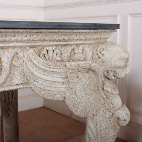 PAIR OF LARGE PAINTED CONSOLE TABLES - ADDITIONAL PHOTO 8