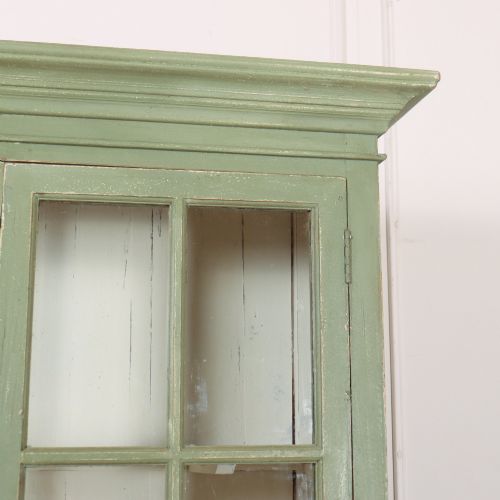 19TH CENTURY ENGLISH GLAZED BOOKCASE DISPLAY CABINET - ADDITIONAL PHOTO 2