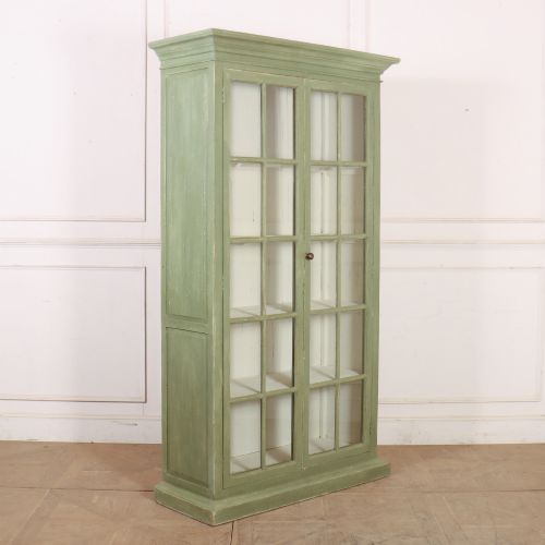 19TH CENTURY ENGLISH GLAZED BOOKCASE DISPLAY CABINET - ADDITIONAL PHOTO 8