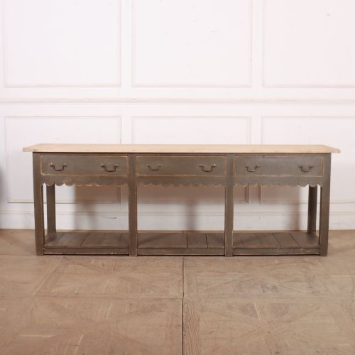 19th Century Painted Potboard Dresser Base