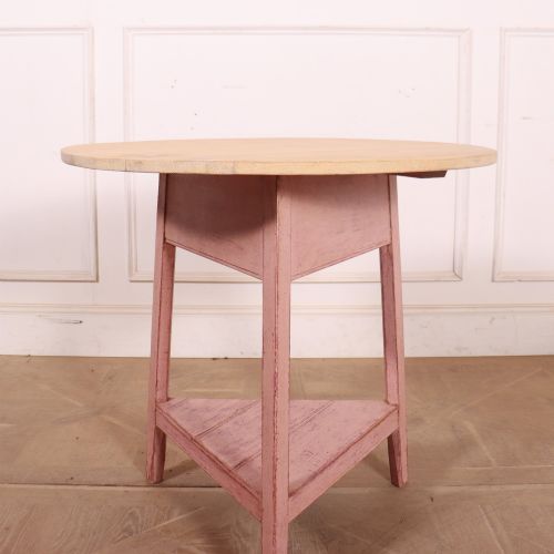 19TH CENTURY PAINTED CRICKET TABLE - ADDITIONAL PHOTO 2