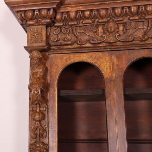 CARVED PINE CHIMNEY CUPBOARD - ADDITIONAL PHOTO 3