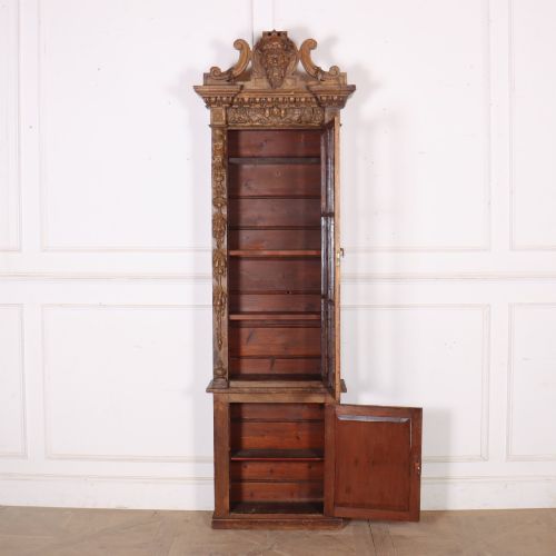 CARVED PINE CHIMNEY CUPBOARD - ADDITIONAL PHOTO 5