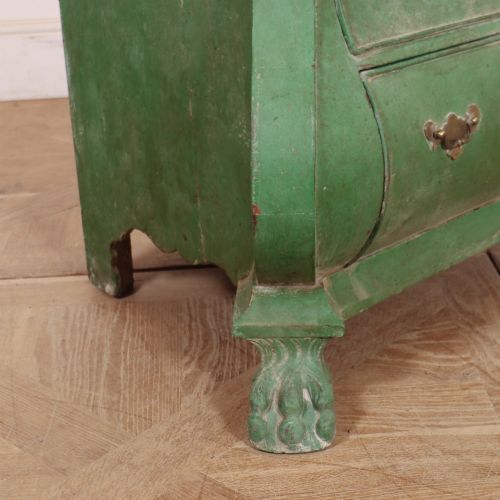 DUTCH PAINTED BOMBE COMMODE - ADDITIONAL PHOTO 6