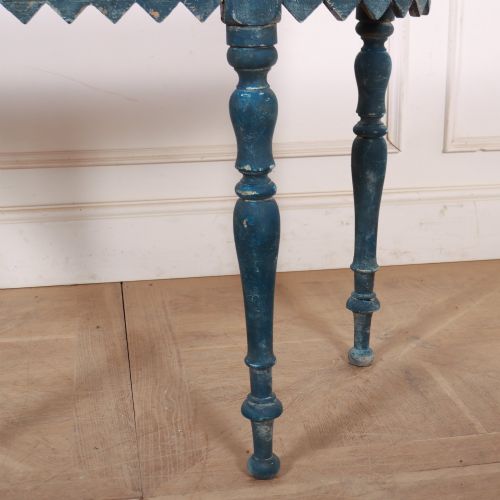 SMALL ENGLISH BOW END CONSOLE TABLE - ADDITIONAL PHOTO 3