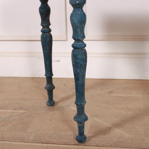 SMALL ENGLISH BOW END CONSOLE TABLE - ADDITIONAL PHOTO 4