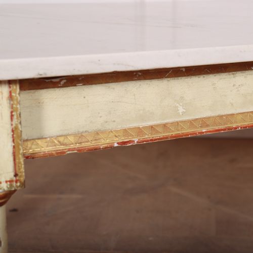 ITALIAN ORIGINAL PAINTED COFFEE TABLE - ADDITIONAL PHOTO 4