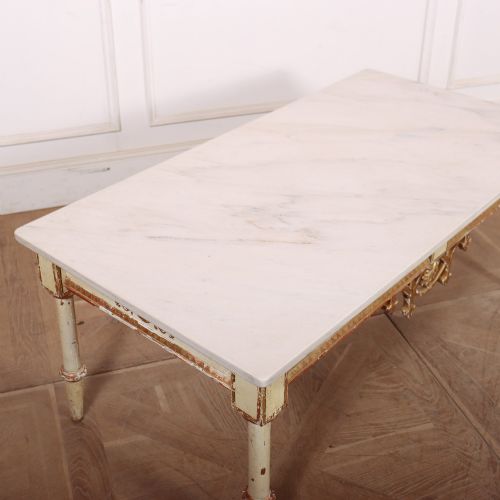 ITALIAN ORIGINAL PAINTED COFFEE TABLE - ADDITIONAL PHOTO 5