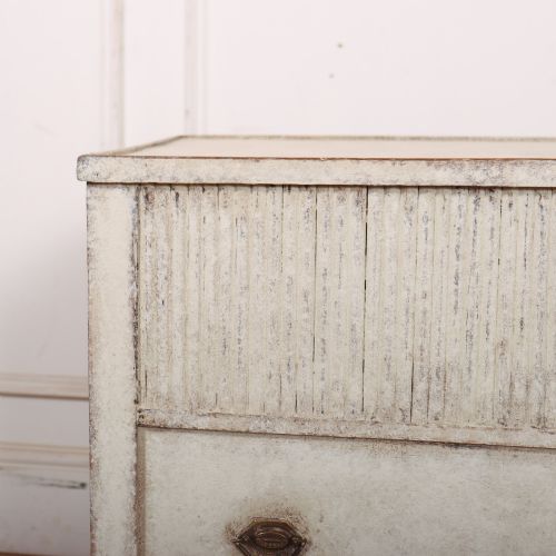 DUTCH PAINTED BEDSIDE CABINET - ADDITIONAL PHOTO 1