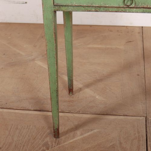 DUTCH PAINTED BEDSIDE TABLE - ADDITIONAL PHOTO 4