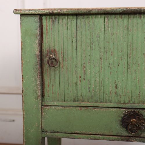 DUTCH PAINTED BEDSIDE TABLE - ADDITIONAL PHOTO 1