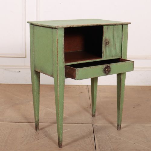 DUTCH PAINTED BEDSIDE TABLE - ADDITIONAL PHOTO 5