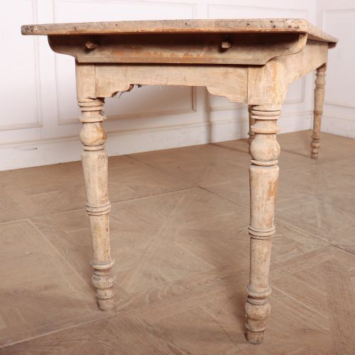 LARGE ITALIAN ORIGINAL PAINTED CONSOLE FARM TABLE - ADDITIONAL PHOTO 2