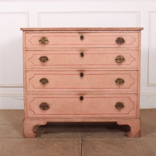 ENGLISH PAINTED CHEST OF DRAWERS