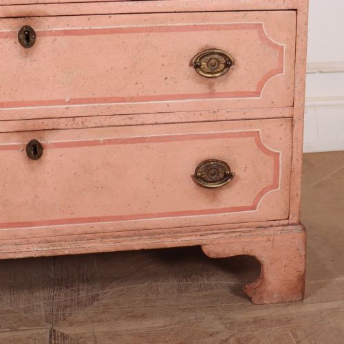 ENGLISH PAINTED CHEST OF DRAWERS - ADDITIONAL PHOTO 4