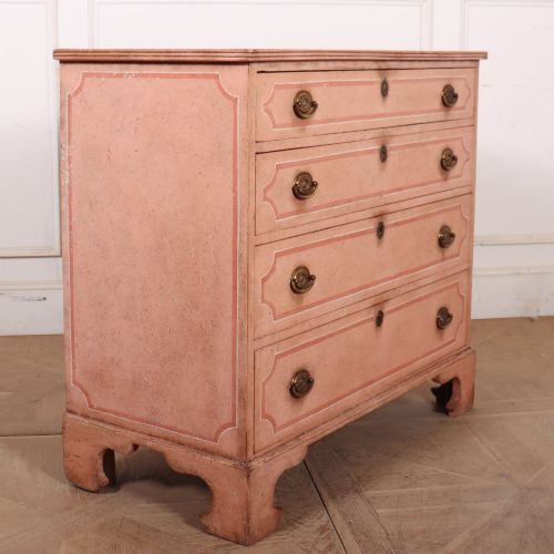 ENGLISH PAINTED CHEST OF DRAWERS - ADDITIONAL PHOTO 7