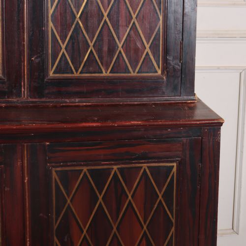 19TH CENTURY PAINTED CUPBOARD - ADDITIONAL PHOTO 3