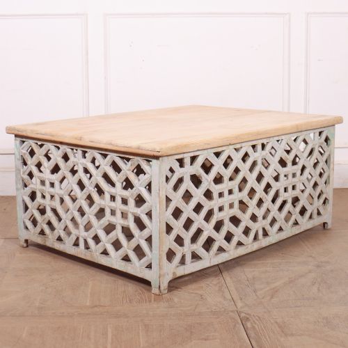 UNUSUAL ANGLOINDIAN COFFEE TABLE - ADDITIONAL PHOTO 6