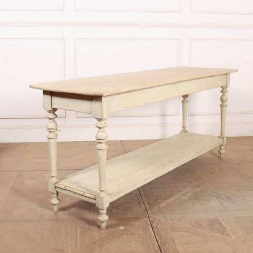 French Painted Drapers Table