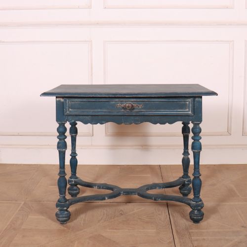 English Painted Lamp Table