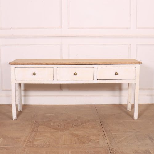 English Original Painted Dresser Base