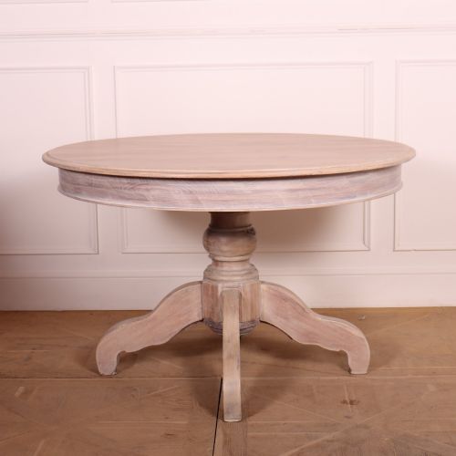 English Bleached Breakfast Table