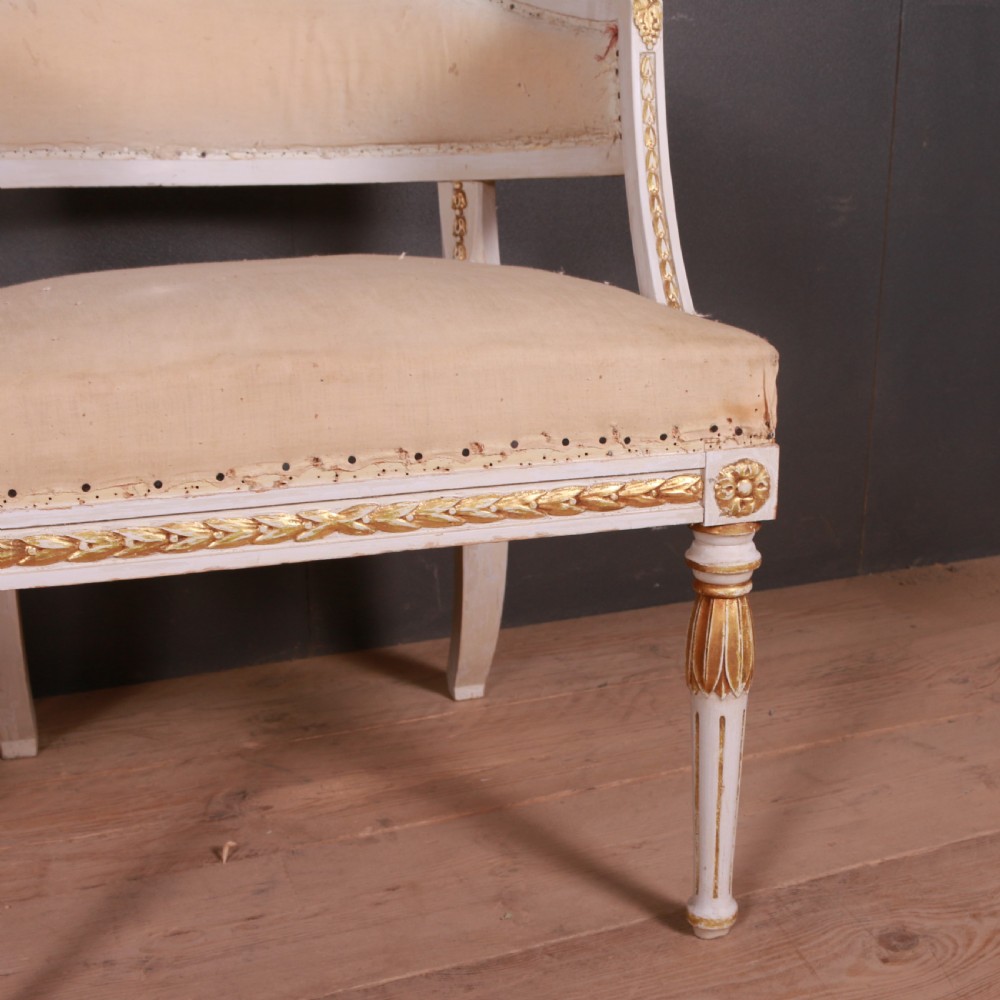 Pair of Swedish Empire Style Armchairs View IV