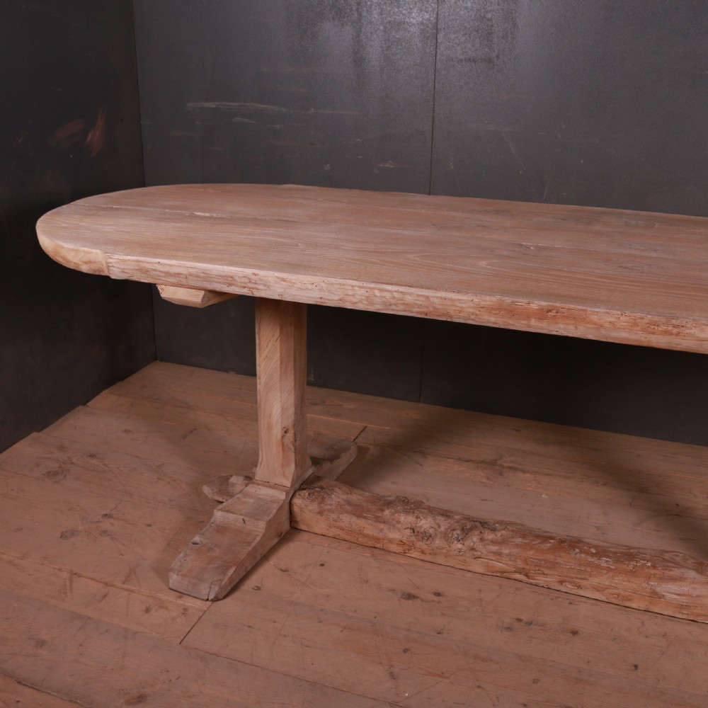French Elm Trestle Table View II