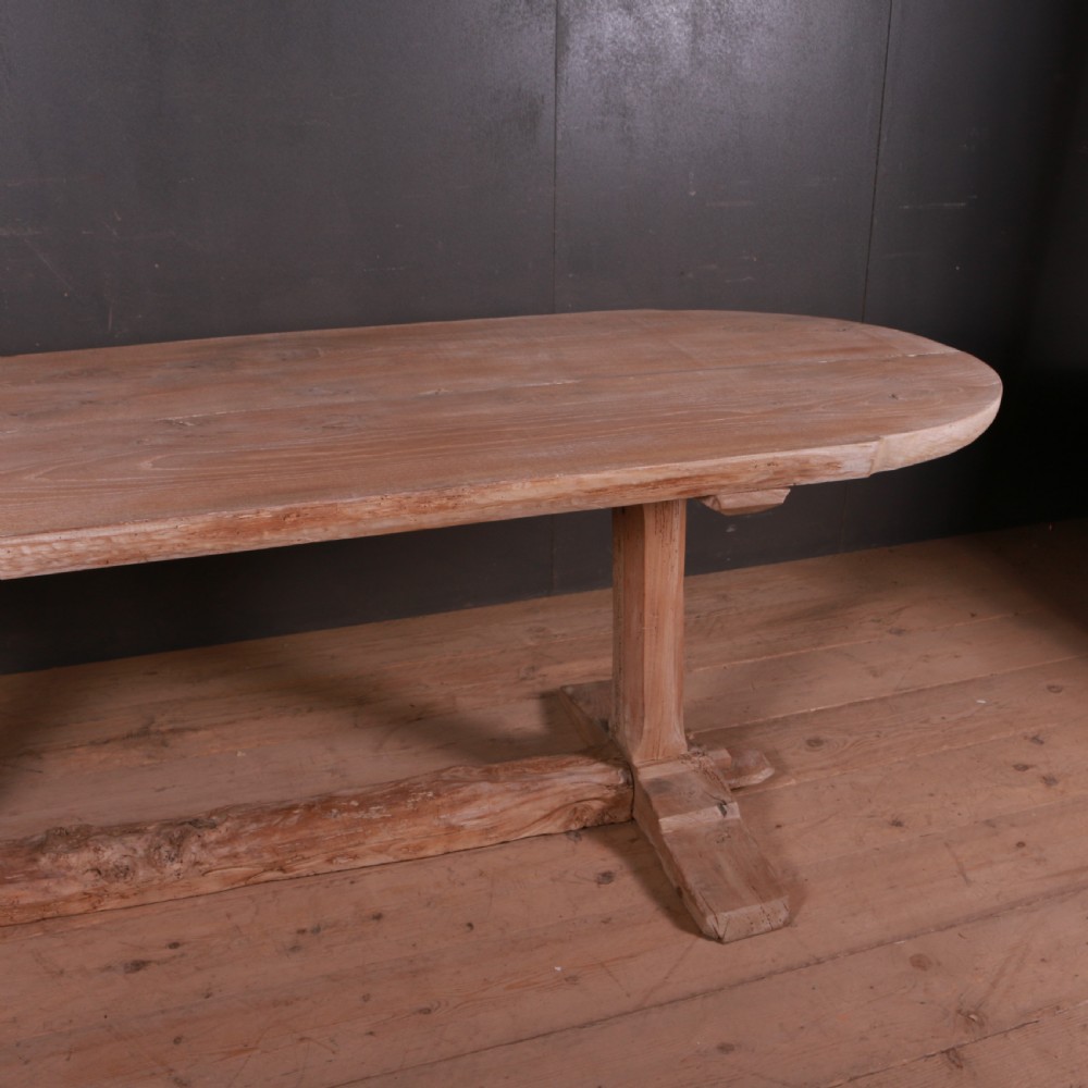 French Elm Trestle Table View III