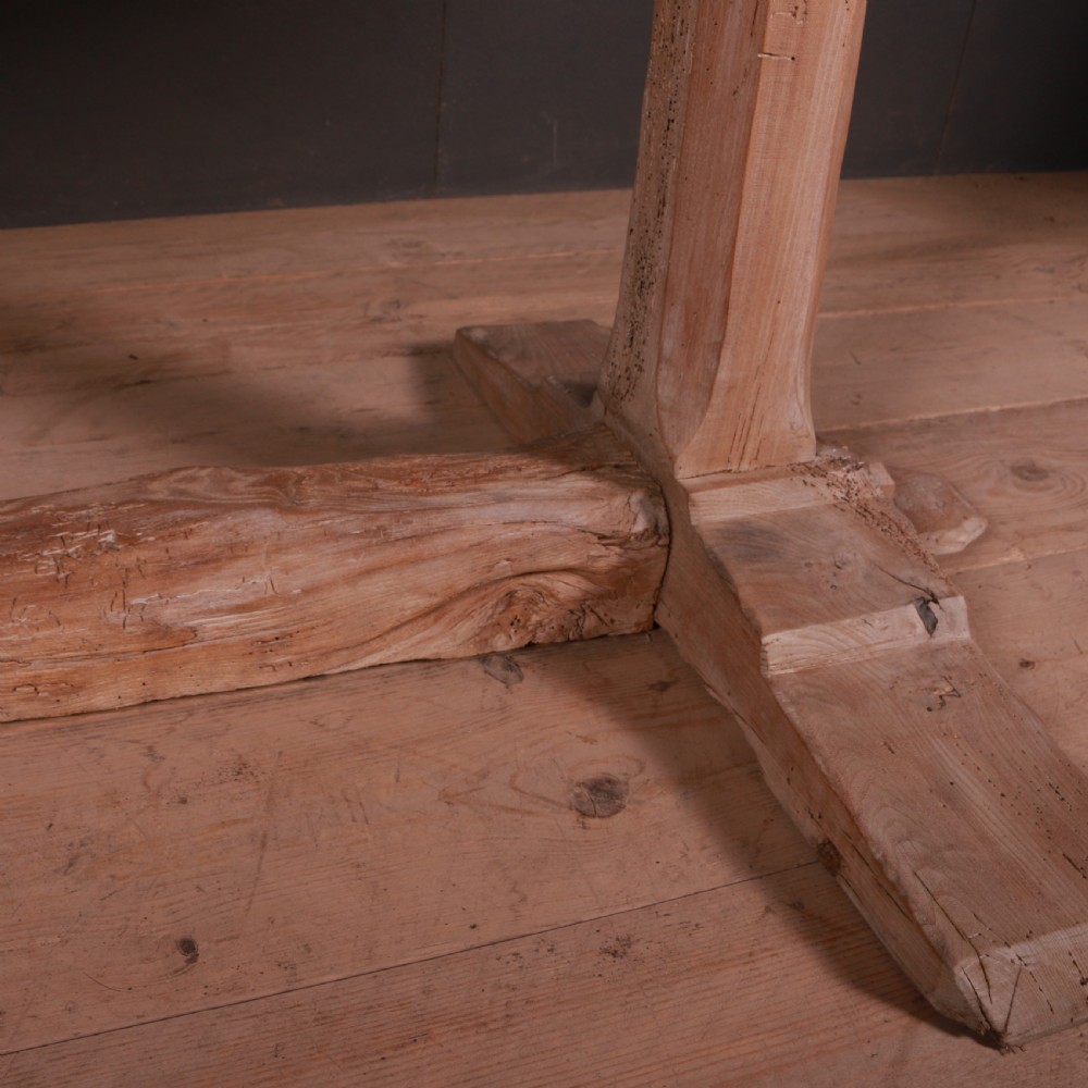 French Elm Trestle Table View IX