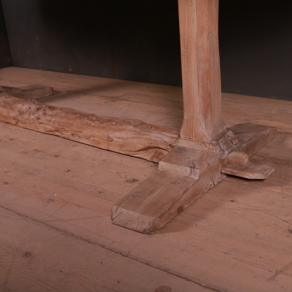 French Elm Trestle Table View X