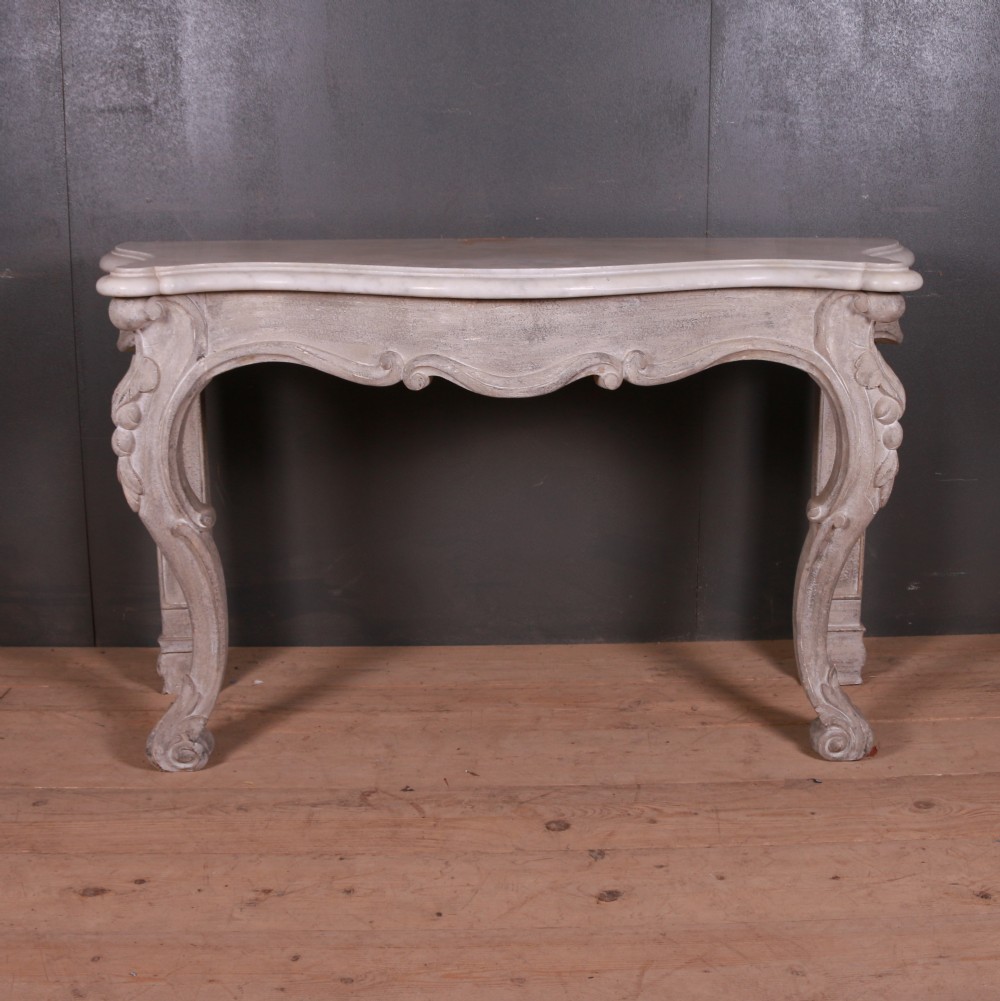 Irish Serpentine Front Console Table