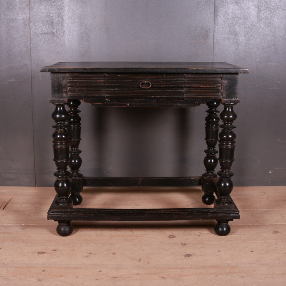 Ebonized Console Table