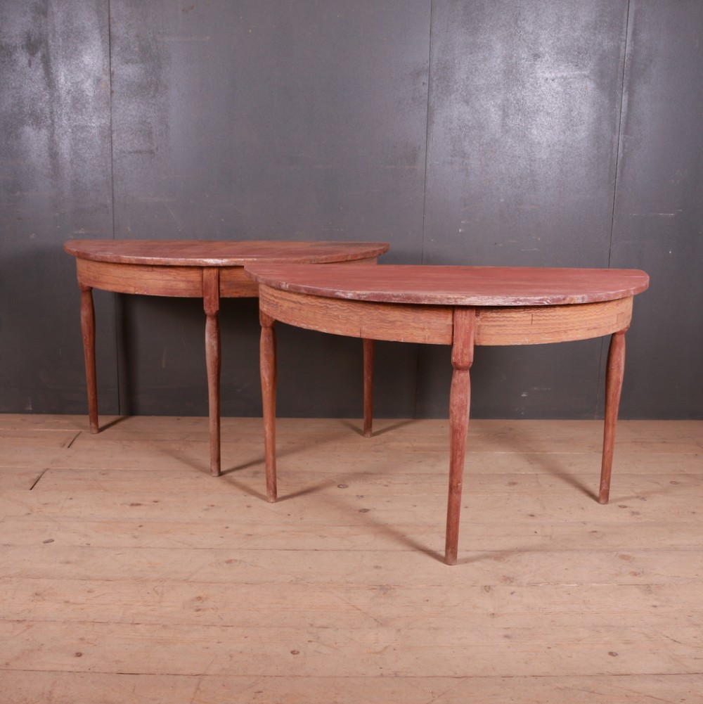Pair of Swedish Console Tables