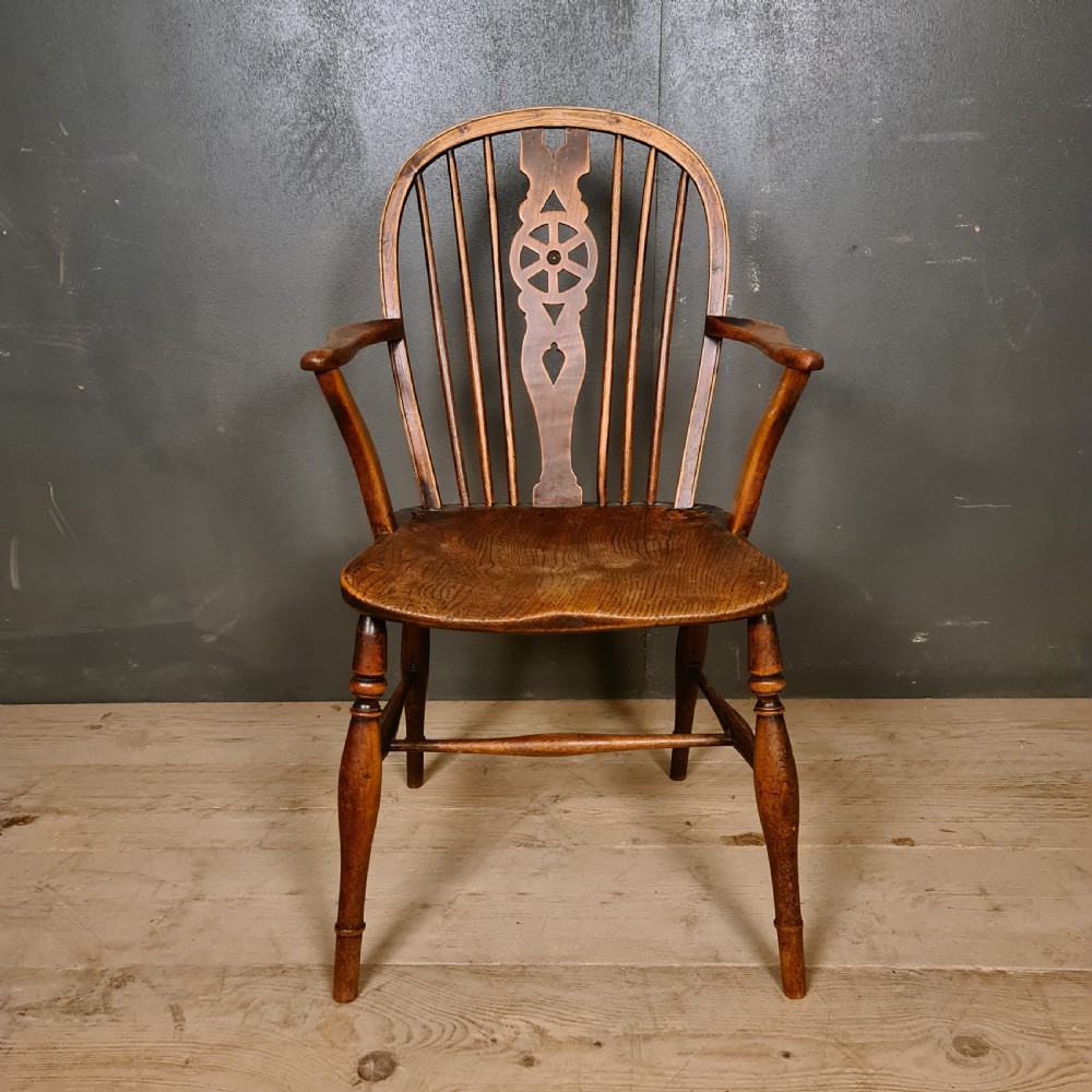 Ash and Elm Windsor Chair View II
