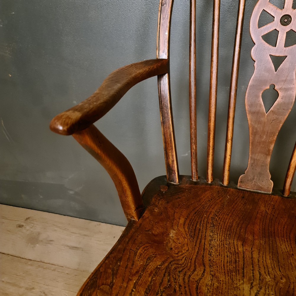 Ash and Elm Windsor Chair View V