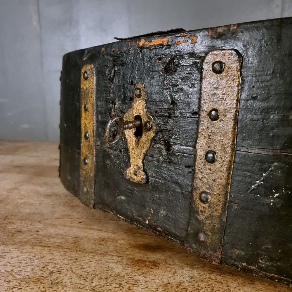 Swedish Iron Bound Travel Box View IV