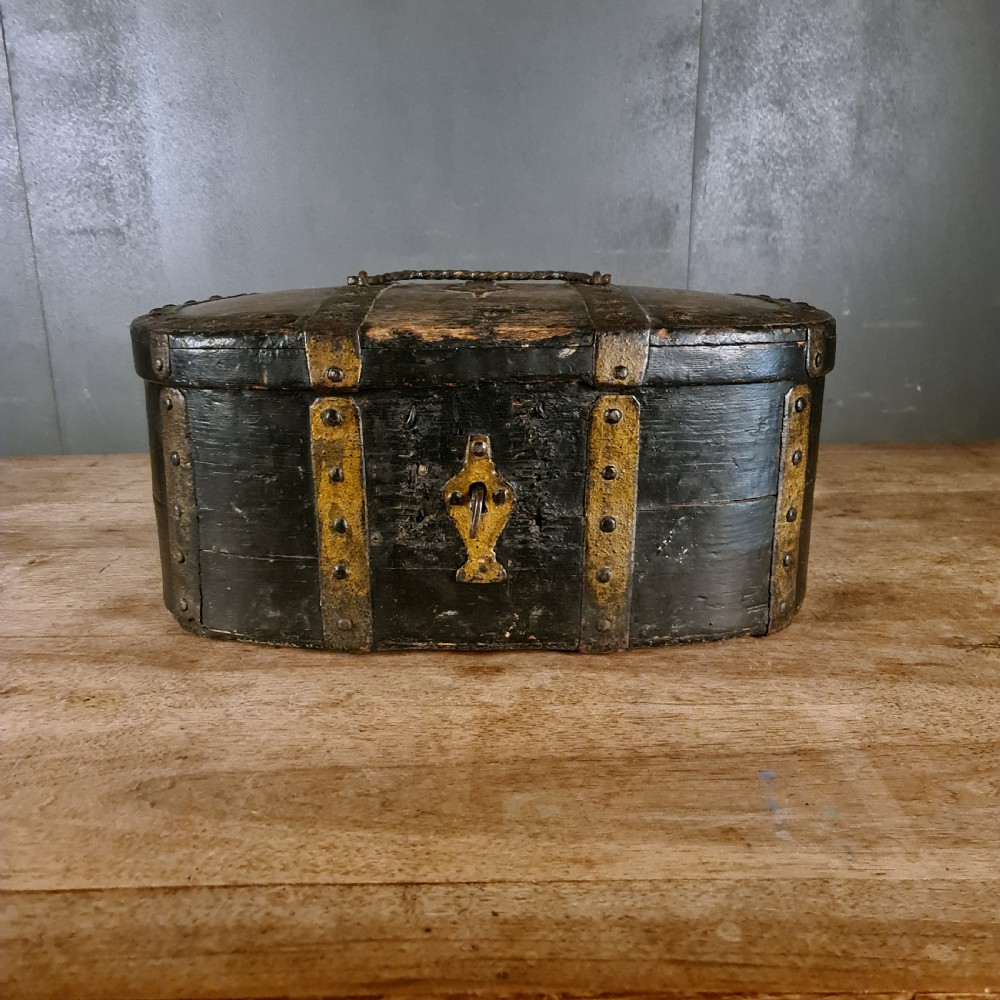 Swedish Iron Bound Travel Box View VI