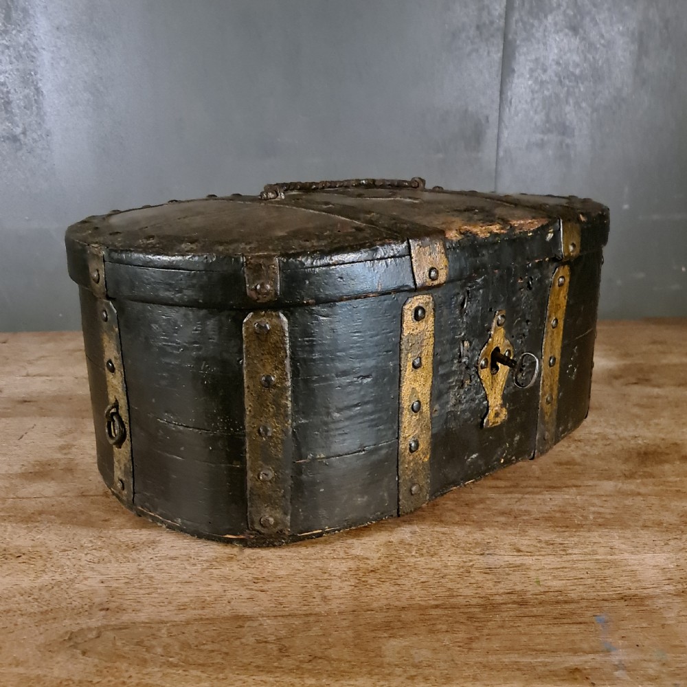 Swedish Iron Bound Travel Box View VII