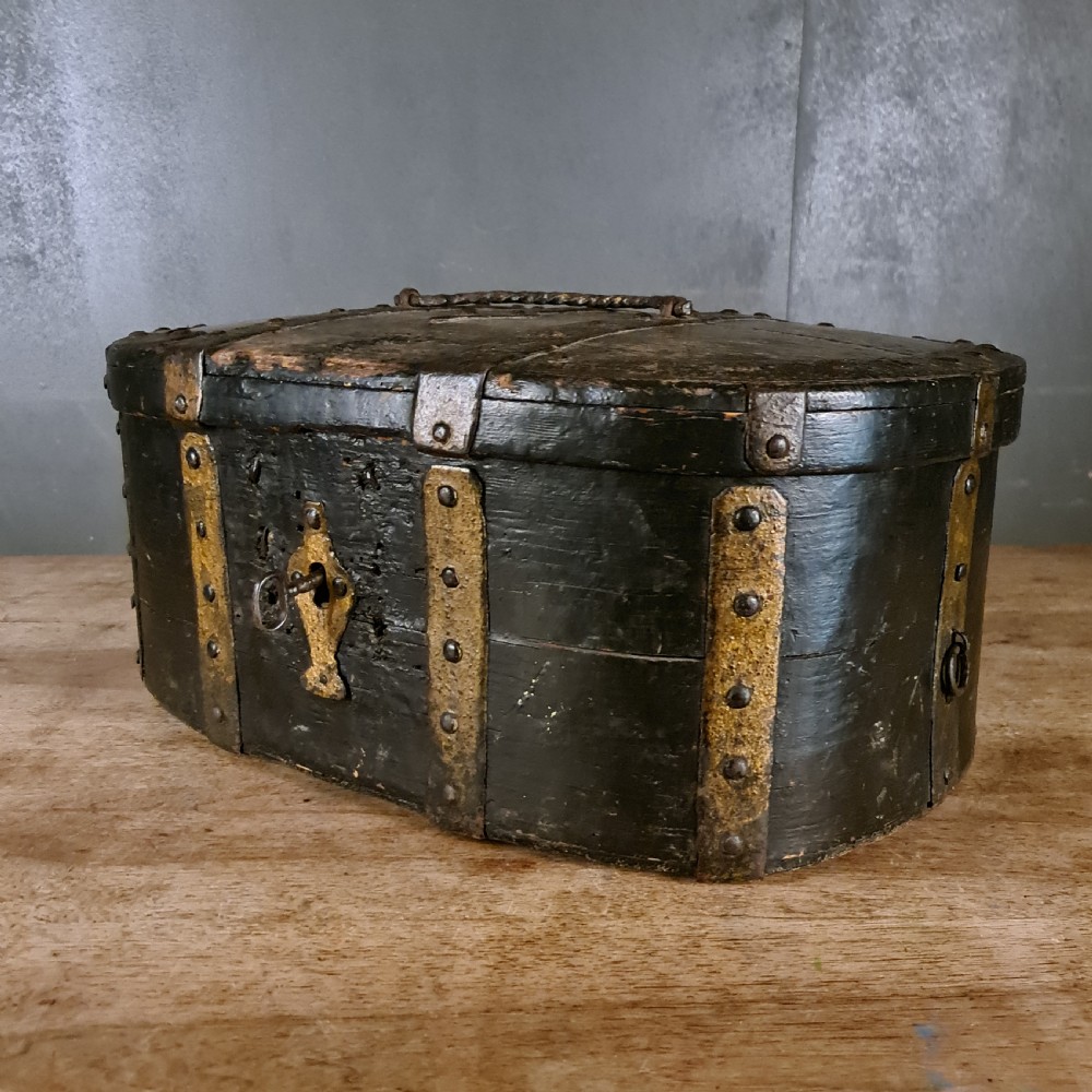 Swedish Iron Bound Travel Box View VIII