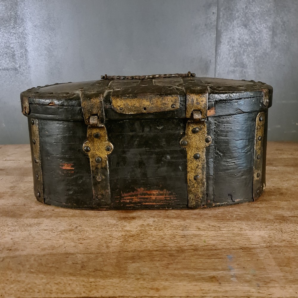 Swedish Iron Bound Travel Box View IX