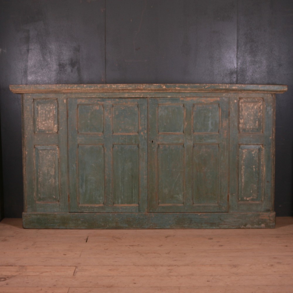 English Original Painted Housekeepers Cupboard